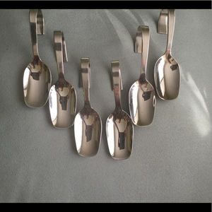 Set of 6 SS Tasting-Appetizer Spoons